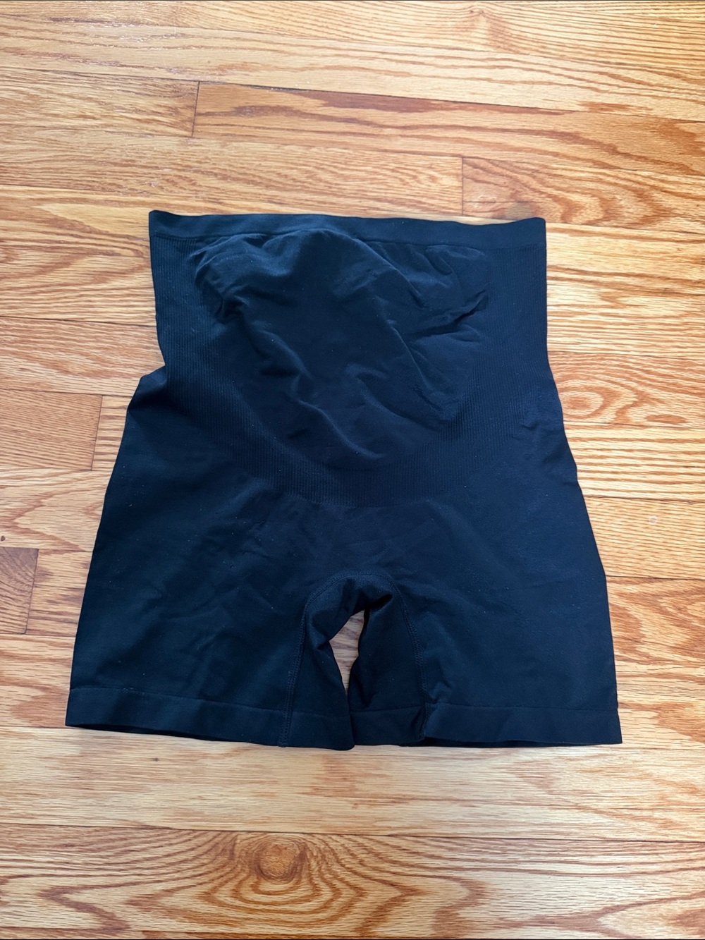 H&M Maternity High-Waist Black Bike Shorts